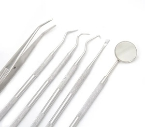 Kit dental profesional de 6 piezas de acero inoxidable | Juego manual de higiene bucal y examen de VIDIFIVE - Product Image 3