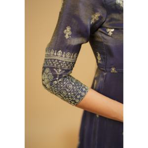 Robe Anarkali de créateur-Lehenga et Dupatta Party Wear Accessoire vestimentaire musulman traditionnel - Product Image 4