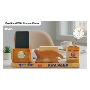 Corporate <b>Gift</b> Personalized Wooden Pen Stand Organizer with Customized Color <b>Gift</b> <b>Box</b> Packing for Valentine's Day & Graduation - Product Image 4
