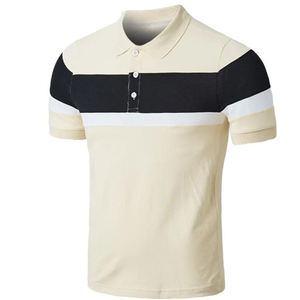 เสื้อโปโลผู้ชายคุณภาพสูง ผ้าฝ้ายผสมโพลีเอสเตอร์ สกรีนโลโก้ได้ตามต้องการ เสื้อกอล์ฟแฟชั่น เสื้อผ้ากีฬา เสื้อยืดคอปกสำหรับผู้ชาย - Product Image 2