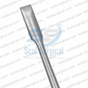 Elevador periostal Adson con hoja biselada de un lado y mango ergonómico hueco, raspador para cirugía ósea oral - Product Image 3