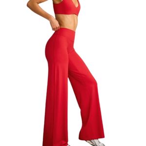 Pantalones de Yoga Acampanados de Cintura Alta para Mujer, Leggings de Fitness con Efecto Levanta Glúteos, Ropa Deportiva de Pierna Ancha, Proveedor OEM ODM - Product Image 2