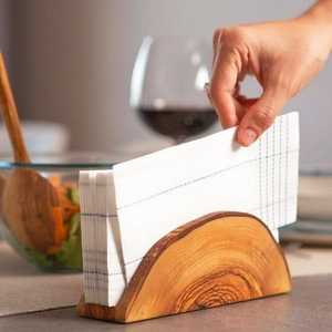 Porte-boîte à mouchoirs en bois fait main avec incrustation de résine verte, style vintage, décoration de table, Abdul Royal World Export - Product Image 5
