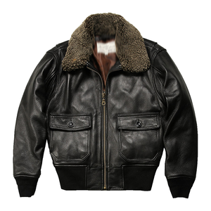 Men Fashion Leather <b>Jacket</b> Custom OEM PU Leather Motorcycle <b>Jacket</b> Winter Streetwear Supplier - Product Image 5