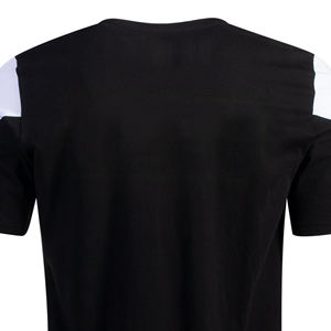 Camisetas de Manga Corta para Hombre al por Mayor, Camiseta Negra de Algodón con Cuello Redondo, Fabricante de Camisetas con Logotipo Personalizado, Camisetas con Bloques de Color - Product Image 4
