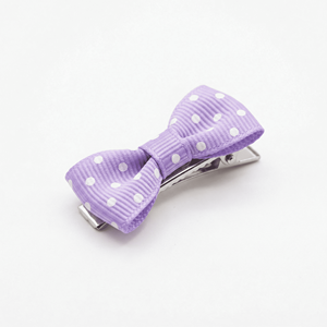 Cinta Grosgrain de 6mm con Puntos Blancos y Lavanda al por Mayor para Recuerdos de Baby Shower, Accesorios para el Cabello, Envoltura Decorativa y Scrapbooking - Product Image 3