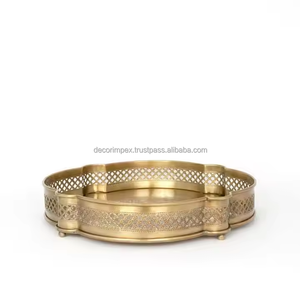 Aluminum Serving Tray Hotel Serving Tray Customized Luxury Silver Aluminum Serving Tray for Best Selling Sale - Product Image 3