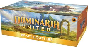 Boîte de boosters de draft Magic: The Gathering Dominaria United |   36 paquets + carte décorative pour boîte (541 cartes à jouer) - Product Image 1