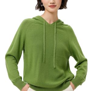 New Arrival Unique Style <b>Women's</b> Hoodie Polyester Cotton <b>Fleece</b> Breathable Street Wear Solid <b>Pattern</b> for Winter Casual Wear - Product Image 5