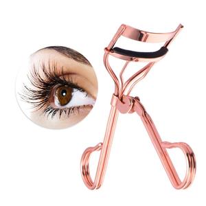 Rizador de Pestañas de Acero Inoxidable, Herramienta Profesional de Maquillaje de Pestañas, Dispositivo Ergonómico para Rizar Pestañas con Diseño de Marco Curvo Ancho - Product Image 1