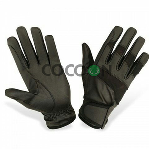 Gants d'équitation de luxe pour hommes en cuir véritable, sur mesure, très demandés, perforés et respirants pour l'extérieur - Product Image 3
