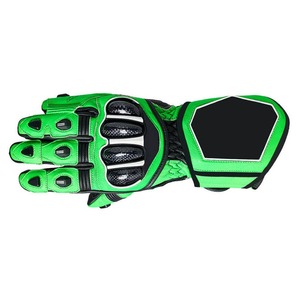 Guantes Largos de Motocicleta, Completos, de Cuero, con Protección Rígida en los Nudillos - Product Image 4
