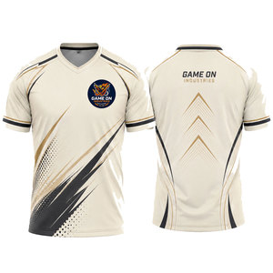 <b>Hot</b> Sale Custom Soccer Football Jerseys Breathable Unisex Sportswear Training Short Custom Logo 100% Polyester Men's - Product Image 2