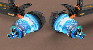 For G2 Pro Foldable Electric <b>Scooter</b> Detachable Seat 9 Inch Off-Road Tires LED Display One-Button <b>Folding</b> Full <b>Scooter</b> - Product Image 4