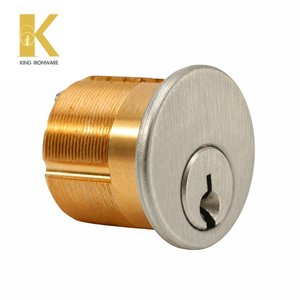 Serrure à mortaise 25 mm avec clé SC, en acier inoxydable satiné, inspection complète en usine, laiton massif durable - Product Image 5