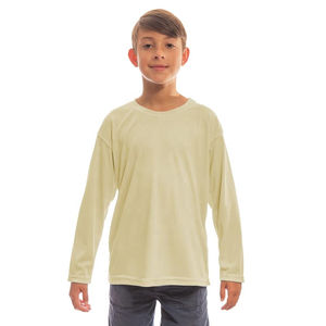 Camiseta de Manga Larga para Niños, 240 g/m², 100 % Algodón, Cuello Redondo, Estilo Americano, para Uso Diario Escolar, Niños y Niñas, Venta al por Mayor - Product Image 6