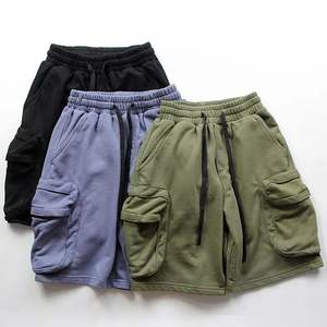 Pantalones Cortos Cargo Personalizados para Hombre, 100% Poliéster, Cintura Elástica, Múltiples Bolsillos, Casuales, de Verano, OEM, ODM, Venta al Por Mayor, Secado Rápido - Product Image 3