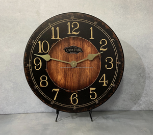 Reloj de pared Mdf Simple redondo, Relojes de pared de madera personalizados para sala de estar, decoración del hogar de la India - Product Image 3