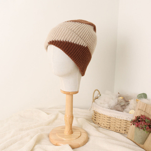 <b>Beanie</b> Winter Knitted Hats 100% Cotton Vintage Breathable <b>Waterproof</b> Digital Printing Travel Outdoor Unisex Various Colors - Product Image 6