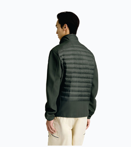 Men's Winter <b>Long</b> <b>Waterproof</b> Canvas Puffer <b>Jacket</b> with Stand Collar Wool Blend OEM Service - Product Image 5
