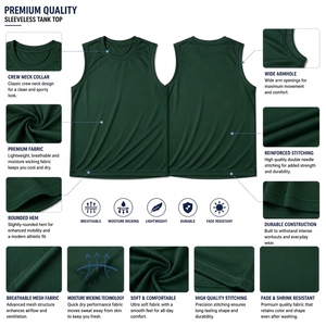 Débardeur de course pour hommes, fabrication OEM, marque privée, fabricant de vêtements de sport performants - Product Image 6