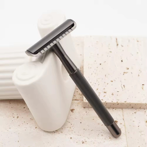 Rasoir à double tranchant réutilisable en acier inoxydable, rasoir durable pour le soin de la barbe, pour usage professionnel et personnel - Product Image 2