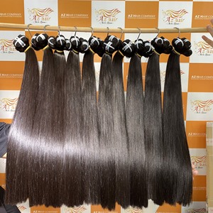 Extensiones de pelo de trama de mechones rectos de hueso largo vendedor de pelo vietnamita al por mayor sedoso y liso listo para enviar - Product Image 4
