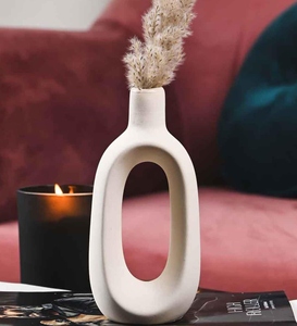 Jarrón Metálico Moderno Verde Mate con Patrón Geométrico, Decoración de Mesa, 8-16 Pulgadas, Resistente al Óxido, Exportación India, Superventas 2025 - Product Image 3
