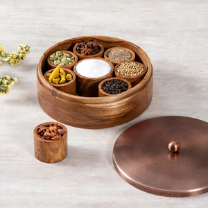 Caja de especias de madera estilo personalizable, contenedor de almacenamiento de hierbas, la más vendida. - Product Image 6