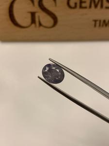 Rara Gemma Naturale Alessandrite Taglio Ovale 8x10mm 3.23 carati Sfaccettata a Cambiamento di Colore per Creazione Gioielli Personalizzati Blu-Viola - Product Image 1