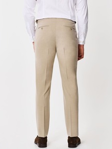 Pantalon de Costume Décontracté Plissé Extensible Taille Haute Coupe Slim Grande Taille pour Hommes en Tissu Peigné avec Logo Personnalisé – Vente en Gros - Product Image 4