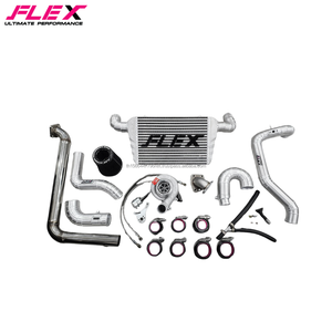 ชุดอุปกรณ์เทอร์โบชาร์จเจอร์คู่ FLEX PRO พร้อมอินเตอร์คูลเลอร์สำหรับรถยนต์ ISUZU DMAX 1.9 ชุดเต็มพร้อมไส้กรองแบบเปิดและอุปกรณ์ติดตั้ง - Product Image 1
