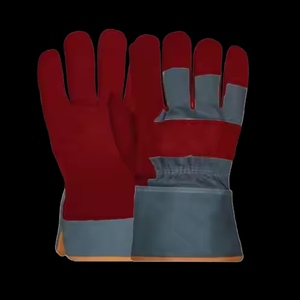 Guantes de Trabajo Resistentes de Cuero Vacuno, para Jardinería, Seguridad Industrial, Protección Personalizada, Flexibles y Resistentes - Product Image 3