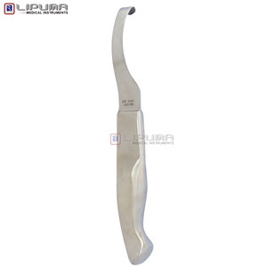 Couteau à sabots LIPUMA pour soins équins, acier inoxydable, manche creux, lame ultra-affûtée à une extrémité, professionnel pour farriers et sabots de chevaux - Product Image 3