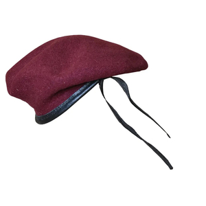 OEM custom logo embroidery printed <b>Beret</b> Cap European and American woolen hats the same style as special forces pure wool <b>Berets</b> - Product Image 2