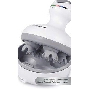 Masajeador Eléctrico de Cuero Cabelludo al por Mayor OEM con 84 Nodos de Amasamiento Profundo, Masajeador de Cabeza Portátil para el Crecimiento del Cabello y Alivio del Estrés - Product Image 1