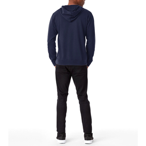 Sweat à capuche décontracté surdimensionné en tissu français avec fermeture éclair et logo imprimé pour femmes et hommes, style streetwear hip-hop respirant pour l'été - Product Image 2