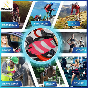 Gants de cyclisme respirants, gants de vélo absorbant les chocs avec coussinets en gel de silicone léger, gants de vélo antidérapants pour hommes et femmes - Product Image 6