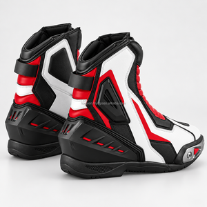 รองเท้าบูทข้อเท้าสำหรับขี่มอเตอร์ไซค์คุณภาพสูง ออกแบบมาเพื่อผู้ขับขี่ที่ต้องการความสบาย ทนทาน ปกป้องข้อเท้า กระชับพอดี และใช้งานได้อย่างมั่นใจ - Product Image 3