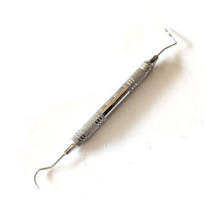 Curetas Exploradoras Dentales de Doble Punta, Instrumentos Periodontales Manuales de Acero Inoxidable Alemán Reutilizables - Product Image 4