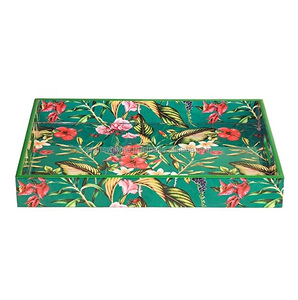 ถาดไม้ก้างปลาทำด้วยมือล่าสุดมีการออกแบบฝังกระดูกในอินเดียปรับแต่งขนาดที่ดีที่สุดลาเวนเดอร์เบนโซอินสำหรับศาสนา - Product Image 4