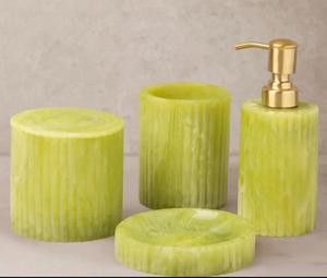 Juego de accesorios de baño de resina con diseño vintage, juego de tocador de lujo, organizador de decoración para el hogar al mejor precio. - Product Image 3