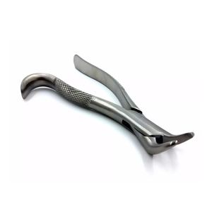 Pinzas de Extracción Dental de Acero Inoxidable de 12 Mandíbulas con Empuñadura Moleteada para Clínicas - Product Image 1