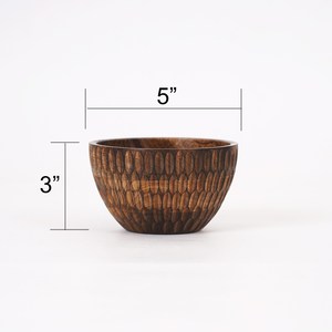 Bol de service en bois de manguier artisanal, exportateur en gros, fabricant de vaisselle et de bols à salade en bois d'Inde - Product Image 4