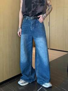 Pantalon cargo vintage pour homme, taille haute, 100% coton, léger, respirant, délavé à l'acide, effet vieilli, séchage rapide - Product Image 5