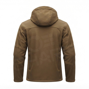 OEM Men 90% Polyester 10% Spandex Softshell <b>Fleece</b> <b>Lined</b> Men's Windbreaker Windproof Plus Size Sports Outdoor Windproof <b>Jacket</b> - Product Image 2