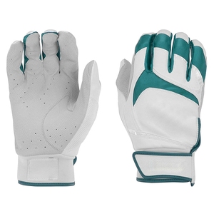 Gants de frappeur de baseball/softball en cuir pleine fleur, antidérapants, respirants, pour droitier, couleur personnalisée, qualité supérieure, vente chaude - Product Image 5
