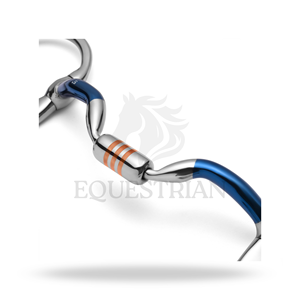 Baucher Low Port Capsule Sweet Iron Snaffle para entrenamiento y control en equitación - Product Image 3