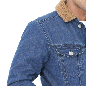 <b>Men's</b> High Quality 100% Cotton Denim <b>Jacket</b> Washable <b>Mens</b> <b>Jean</b> <b>Jackets</b> Sustainable Plus Size Made in Pakistan for Winter - Product Image 6