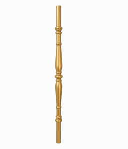 Iron Stair Railing Traditional Turned Brass Baluster Gold Stair Spindle Decorative Balustrade Rust Resistant <b>Wall</b> Mounted Custom - Product Image 4